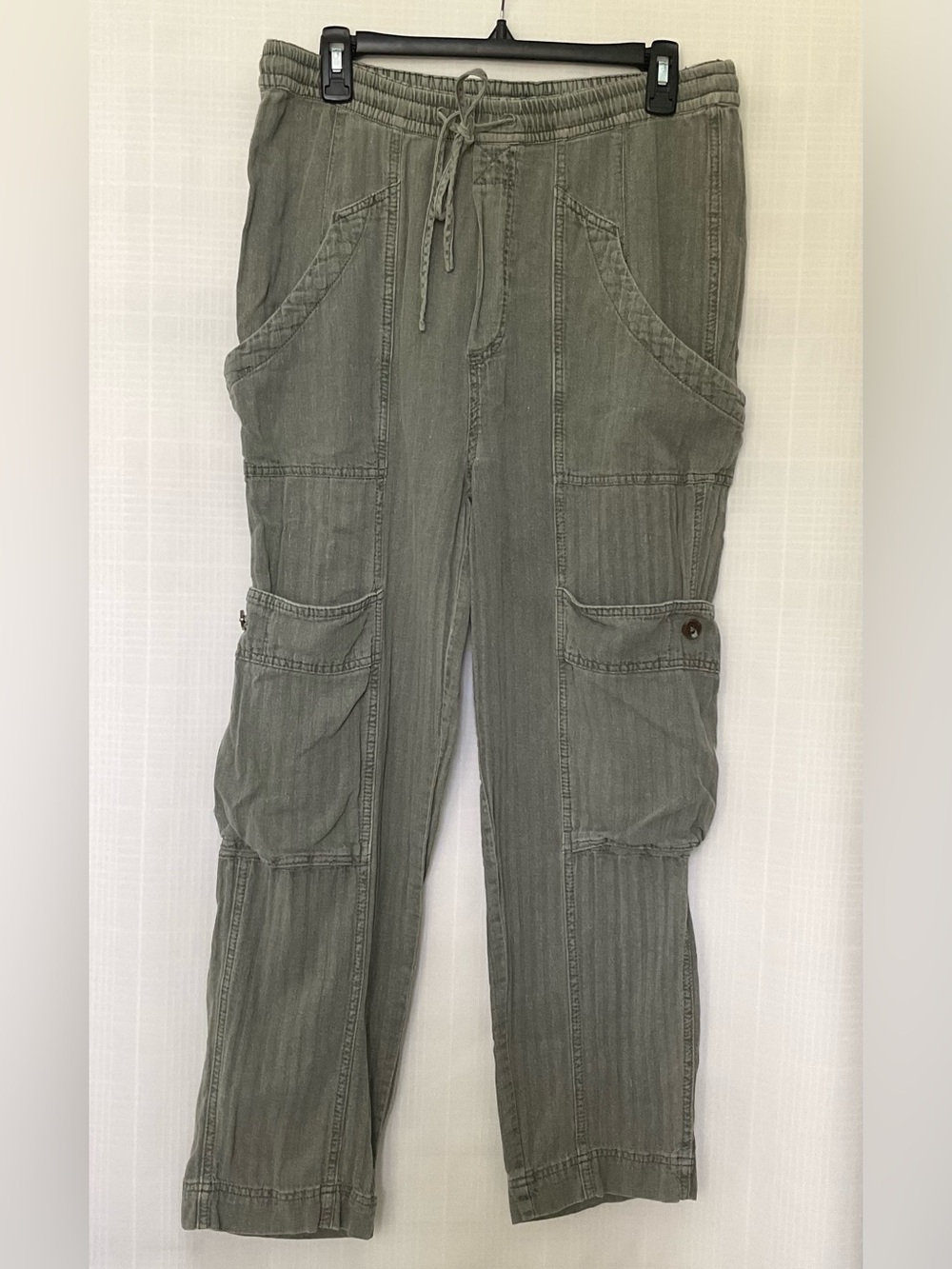 Free People Olive Green Cargo Pants